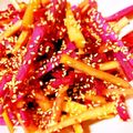 ちゃー's cooksnap of when they made 紫いものレモンきんぴら.