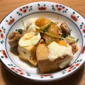 オカメの店長's cooksnap of when they made 鶏肉と厚揚げのキムチチーズ焼き♪.
