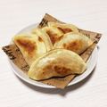 S72☆'s cooksnap of when they made 餃子の皮で簡単パンプキンパイ♡親子でも.