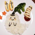 Haruayaya's cooksnap of when they made ハロウィン☆お弁当.