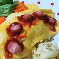 ハラミ100g's cooksnap of when they made ハロウィンオムライスヽ(‾д‾;)ノ.