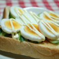 ゆうかりコアラ's cooksnap of when they made うちの定番☆卵ときゅうりのトースト.