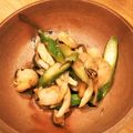 クックふ's cooksnap of when they made エビとアスパラとしめじの梅マリネ.