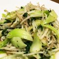 菜つ実☆ミ's cooksnap of when they made 減塩 チンゲン菜&もやしシャンタン炒め.