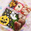 SBSKMK's cooksnap of when they made ハロウィン弁当＊オムライス弁当.
