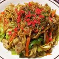 ☆くらこ☆'s cooksnap of when they made バーベキューで簡単！おいしい！焼きそば♪.