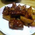 単！！'s cooksnap of when they made お弁当♡鶏肉の照り焼きとじゃがいも.