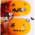 ががこちゃん's cooksnap of when they made ハロウィンに☆みかんかぼちゃ.