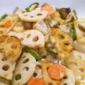 DELA's cooksnap of when they made きのこと蓮根の昆布茶柚子胡椒バター炒め.