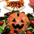 クックAXVGYC☆'s cooksnap of when they made ハロウィン★サーモン寿司ケーキ.