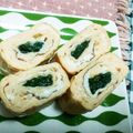 まぶたん's cooksnap of when they made お弁当✿朝ごはんに✿ほうれんチー卵焼き.