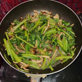 えみりんたん's cooksnap of when they made 小松菜としめじのガーリック炒め.