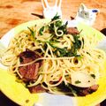kaokaofood's cooksnap of when they made 捨てないで！葉っパスタ.