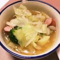 土屋はちまき's cooksnap of when they made ウインナーとキャベツのコンソメスープ.