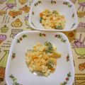 pitachan1's cooksnap of when they made ブロッコリー,コーン,ゆで卵のマヨ和え♡.
