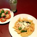 食いしん坊Cocco's cooksnap of when they made 海老香る♪エビとアスパラのパスタ.