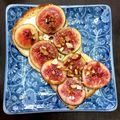 ゴチラ's cooksnap of when they made まろやかクリーミー、いちじくトースト。.