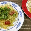 ヌーシ's cooksnap of when they made ♡パクチー＆レモンのさっぱりパスタ♡.