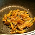 chou*'s cooksnap of when they made かぼちゃのきんぴら.
