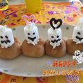 おんば's cooksnap of when they made ★ハロウィンにマシュマロ♥お化けタワー★.