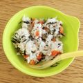ポニーリボン's cooksnap of when they made 離乳食後期・完了期☆鶏の炊き込みご飯.