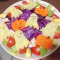 まいこんぐ＊'s cooksnap of when they made ★紫ｷｬﾍﾞﾂのハロウィンサラダ★.