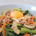 イエローバード's cooksnap of when they made そぼろと野菜のビビンバ.