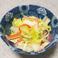 こむぎぱくぱく's cooksnap of when they made 白菜とカニカマの酢の物♪.