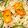 ちかどの's cooksnap of when they made ハロウィン☆ピーマンの肉詰めゴースト.