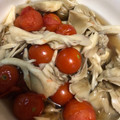 ぱぴぷぺぽぽぽ！'s cooksnap of when they made 水菜と舞茸とミニトマトの煮浸し.