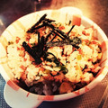 ちゃみねこ's cooksnap of when they made 小松菜と舞茸と挽き肉の混ぜごはん.