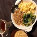 大阪のちゃーちゃん's cooksnap of when they made ごろごろ鶏そぼろ丼.