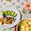 Ri→chan's cooksnap of when they made キノコと厚揚げのボリュームアヒージョ風.
