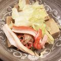 ピコたんママ's cooksnap of when they made 簡単！キャベツと高野豆腐とカニカマの煮物.