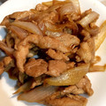 むにむにラパン's cooksnap of when they made ささっと簡単！豚肉の細切れの生姜焼き♪.