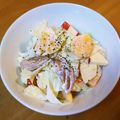CzuDELI's cooksnap of when they made 柿と温キャベツのマヨサラダ.