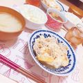 mami_g103's cooksnap of when they made めんつゆで簡単♬ふわとろ玉子の親子丼.