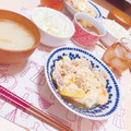 mami_g103's cooksnap of when they made めんつゆで簡単♬ふわとろ玉子の親子丼.