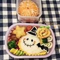 ❤Yukitty❤'s cooksnap of when they made ハロウィン☆簡単おばけ弁当.