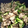 kei☆1121's cooksnap of when they made アスパラと豚バラのオイマヨ黒胡椒炒め.