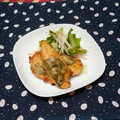 蕎麦の華's cooksnap of when they made 鶏ささみ天ぷら　グリルで揚げ焼き簡単に.