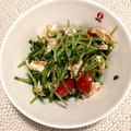 とりさん♡'s cooksnap of when they made 豆苗とささみのさっぱりサラダ.