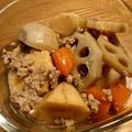 saohineco…'s cooksnap of when they made 豚ミンチと里芋れんこんのホカホカ煮.