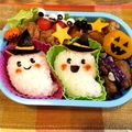 mugi918's cooksnap of when they made ハロウィンおばけ弁当（幼稚園）（キャラ弁.