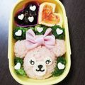 ♡ちぃﾀﾝまま♡'s cooksnap of when they made ダッフィー＆シェリーメイ♪キャラ弁.