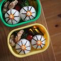 みるく茶's cooksnap of when they made キャラ弁＊お花の手毬おにぎり＊.