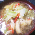 クックM96XDX☆'s cooksnap of when they made おいしいの基本♪キャベツと揚げのお味噌汁.
