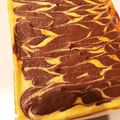 ひなひまま's cooksnap of when they made チョコ マーブル スティックチーズケーキ.
