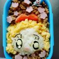 ☆aoya☆'s cooksnap of when they made 『ひょっこり♪ドラミちゃん』そぼろ弁当♡.