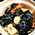 キャラメグ♪'s cooksnap of when they made ５分で完成・わかめと竹輪の炒め物.